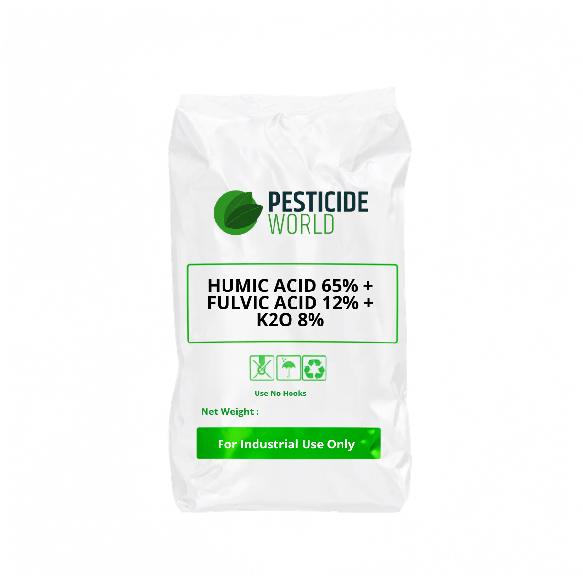 HUMIC ACID 65% + FULVIC ACID 12% + K2O 8% Flakes